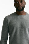 Maglia in lana e cashmere grigio uomo Mauro ottaviani - 5