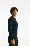 Maglia in lana e cashmere blu uomo Mauro ottaviani - 2