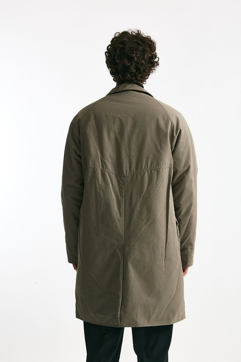 Soprabito monopetto beige uomo Paltò - 3