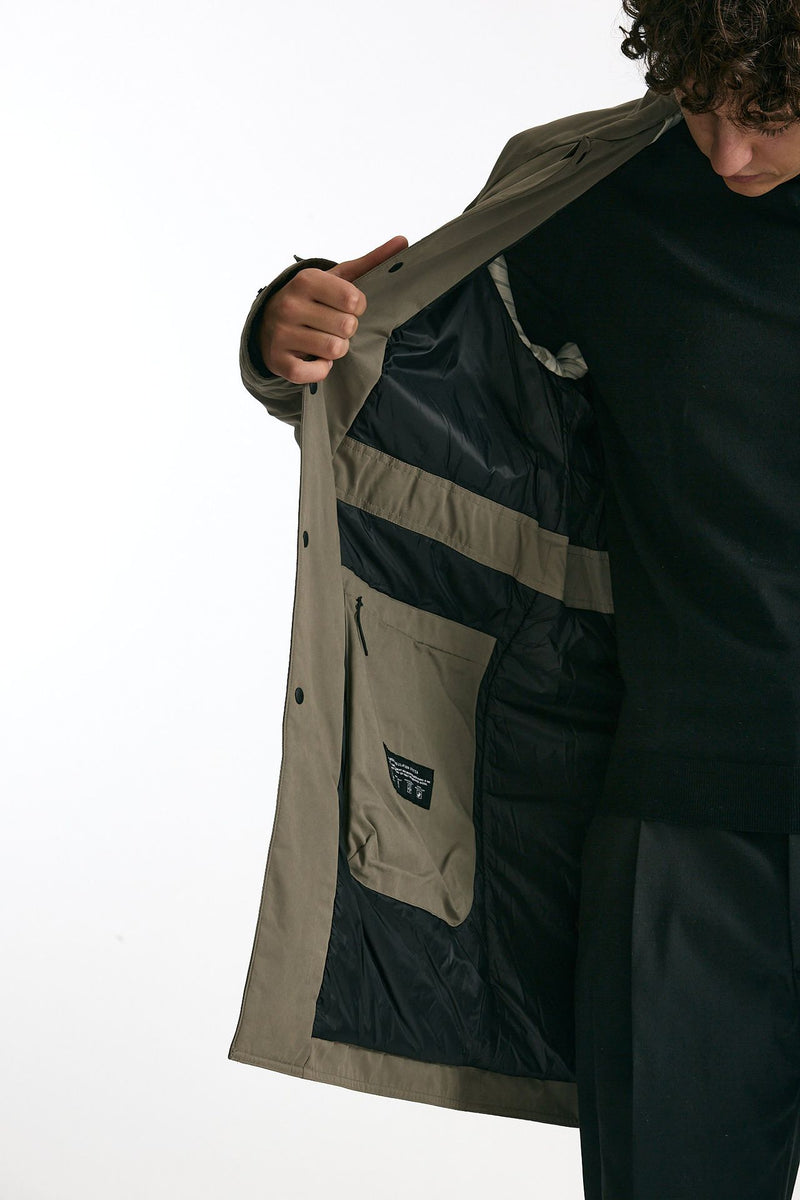 Soprabito monopetto beige uomo Paltò - 5