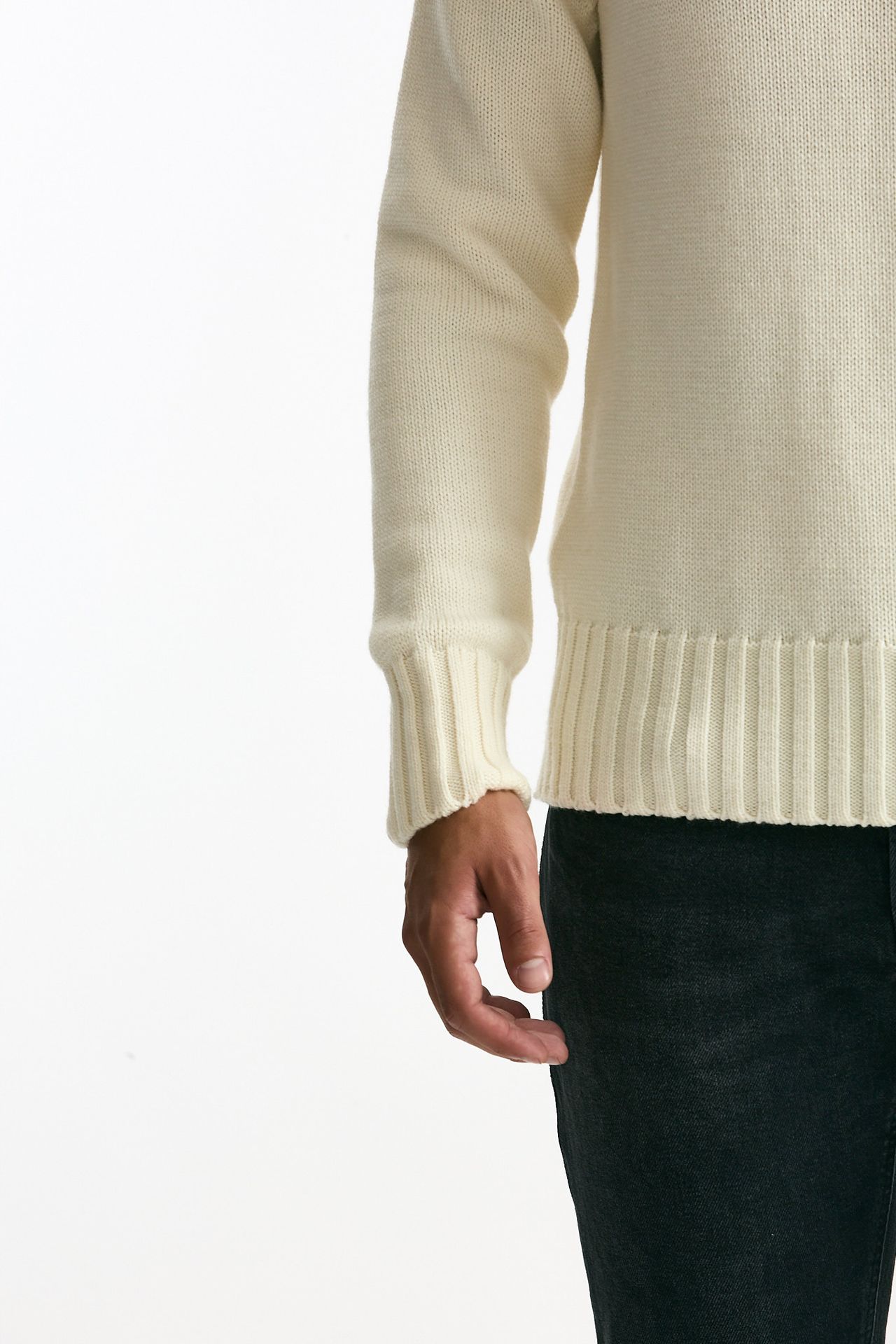 Dolcevita in lana bianco uomo ( p - s ) - 6