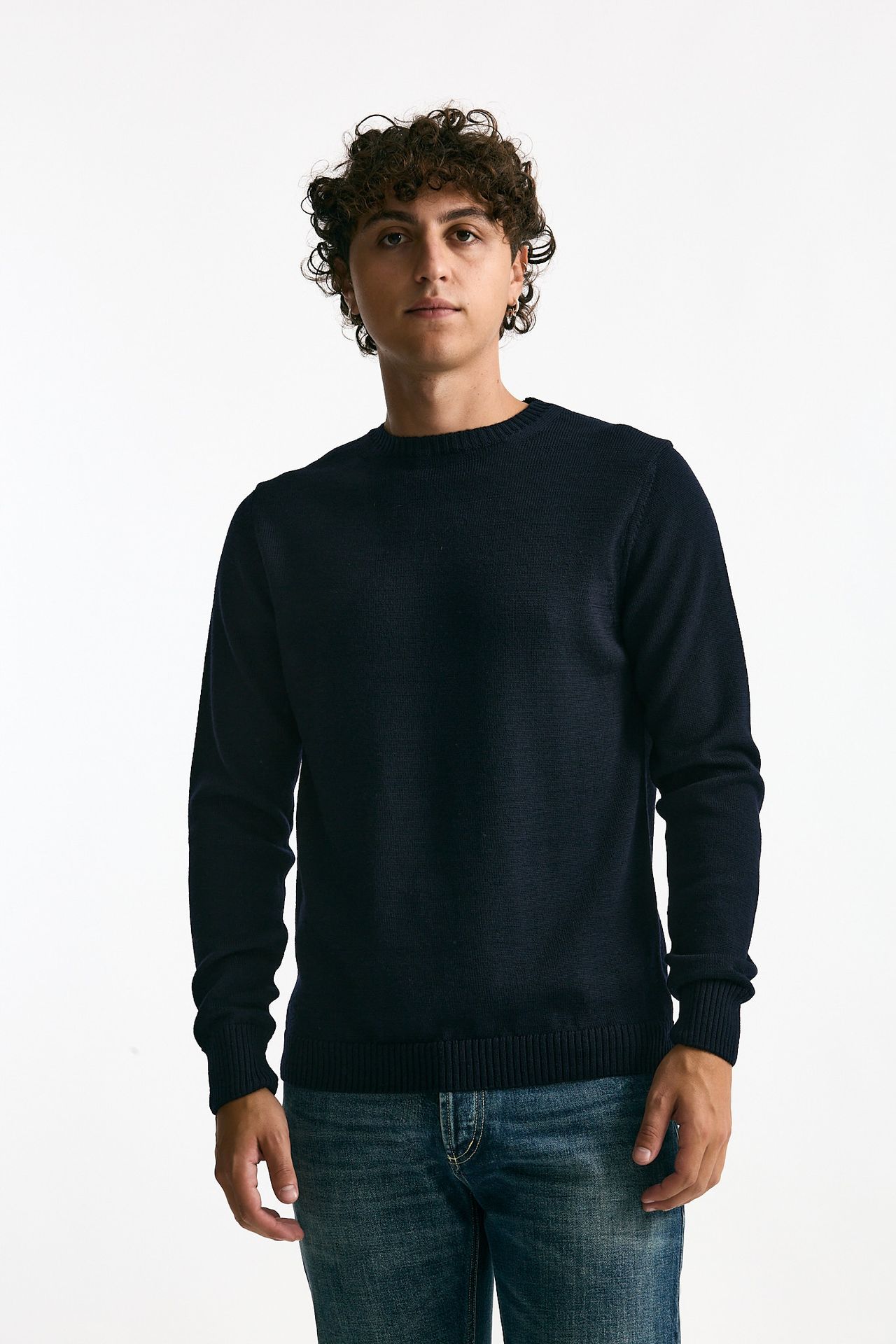 Maglia in lana blu uomo ( p - s ) - 1