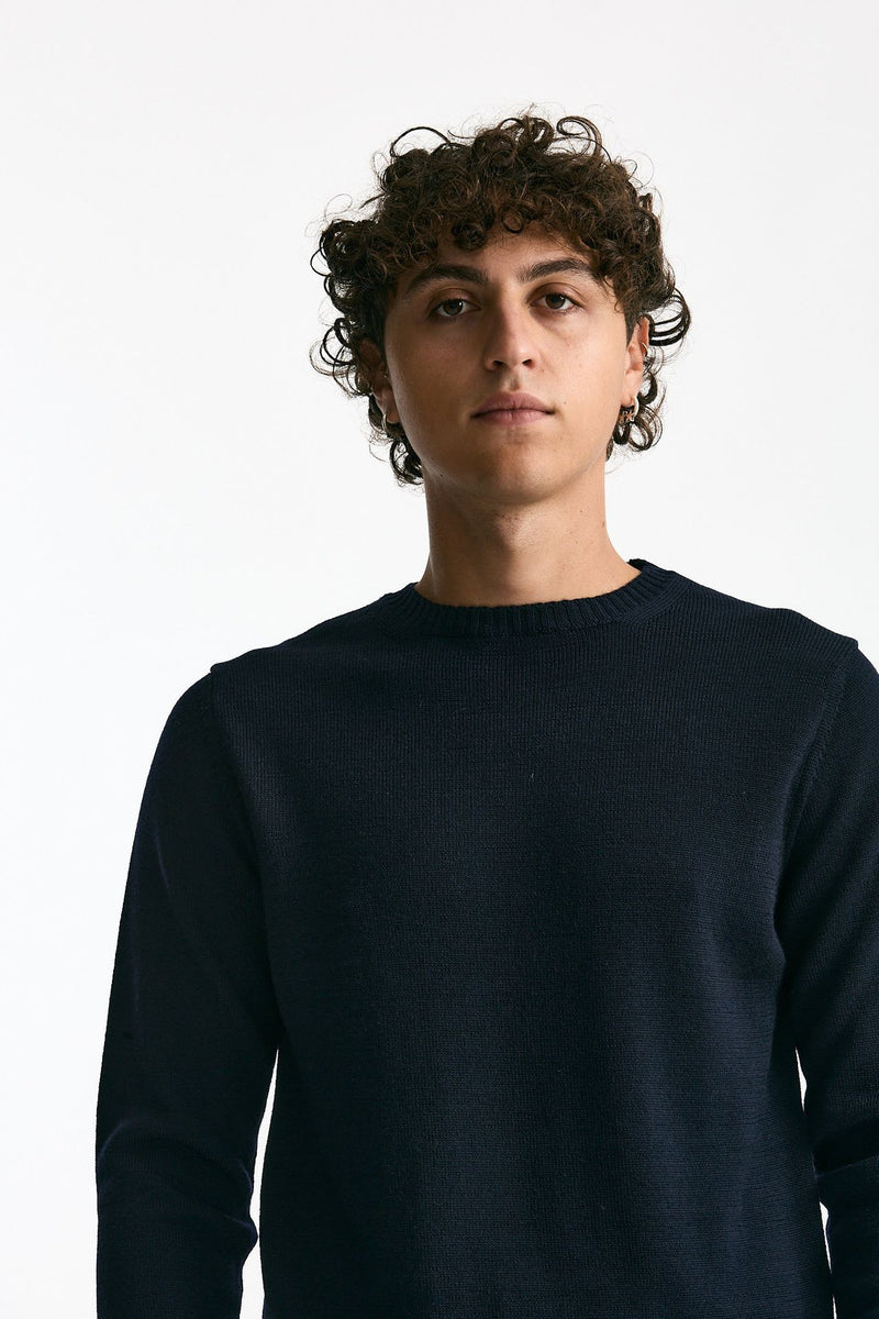 Maglia in lana blu uomo ( p - s ) - 5