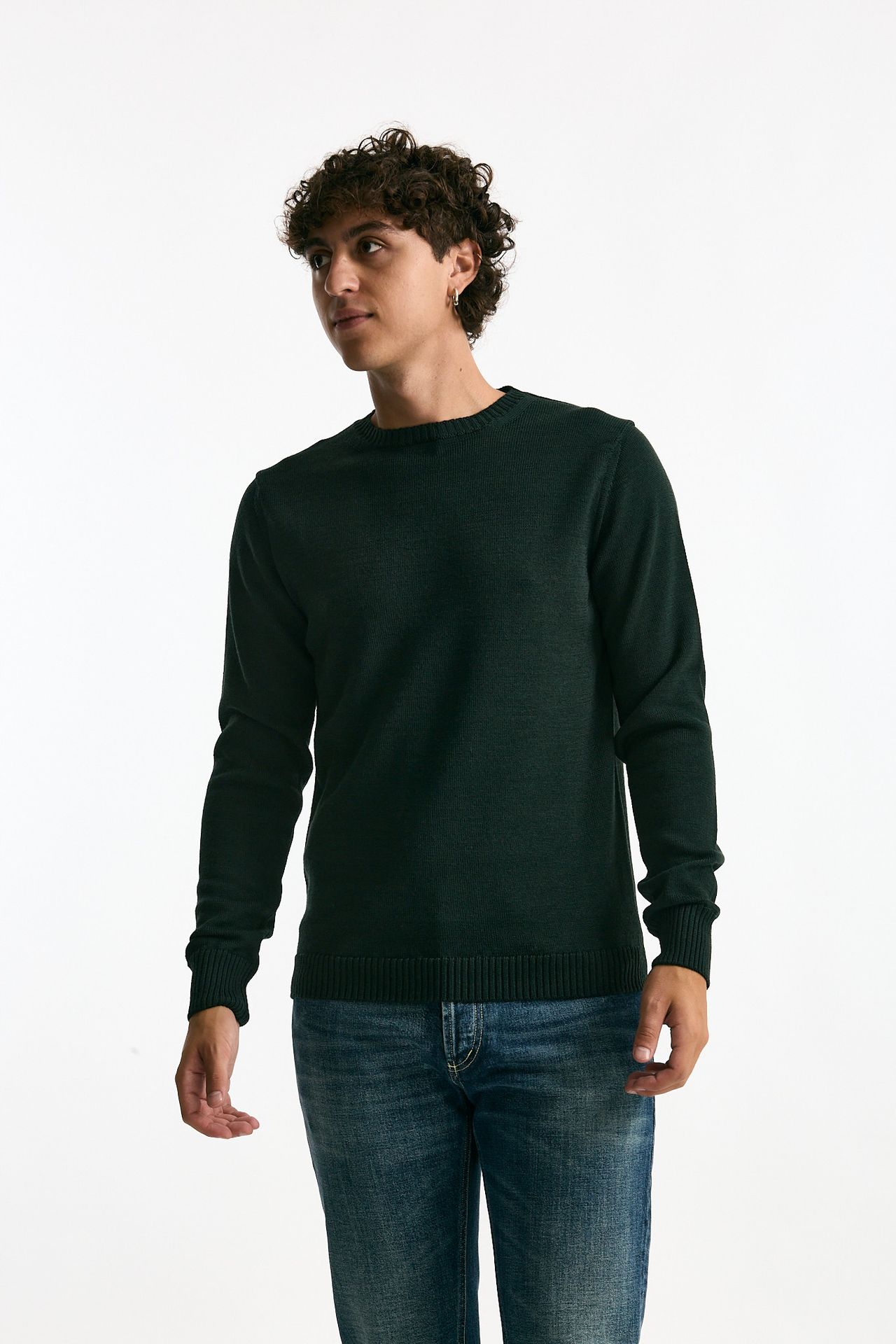 Maglia in lana verdone uomo ( p - s ) - 2