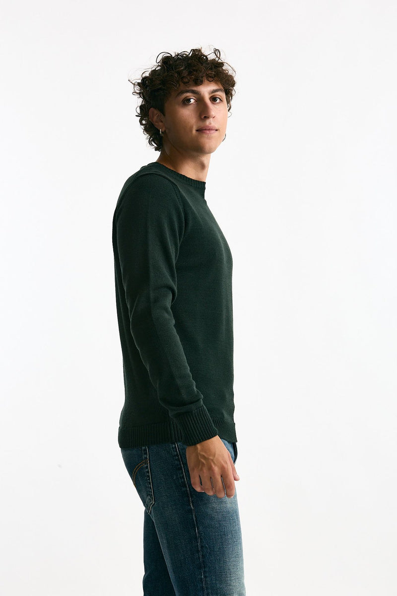 Maglia in lana verdone uomo ( p - s ) - 3