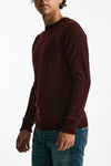 Maglia in lana bordeaux uomo ( p - s ) - 4