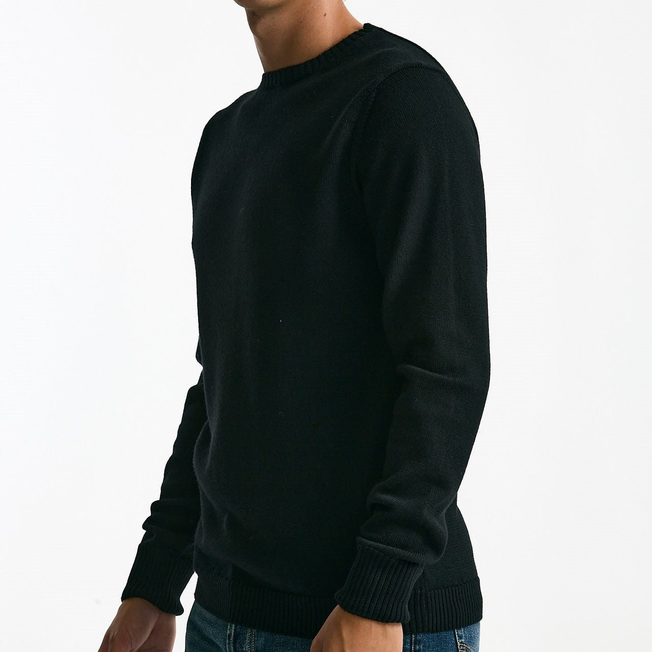 Maglia in lana nero uomo ( p - s ) - 6