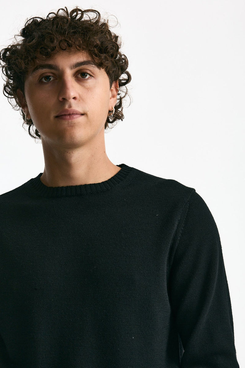 Maglia in lana nero uomo ( p - s ) - 4