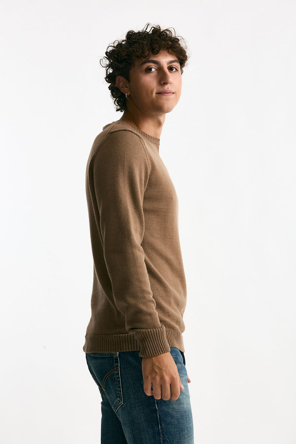 Maglia in lana beige uomo ( p - s )