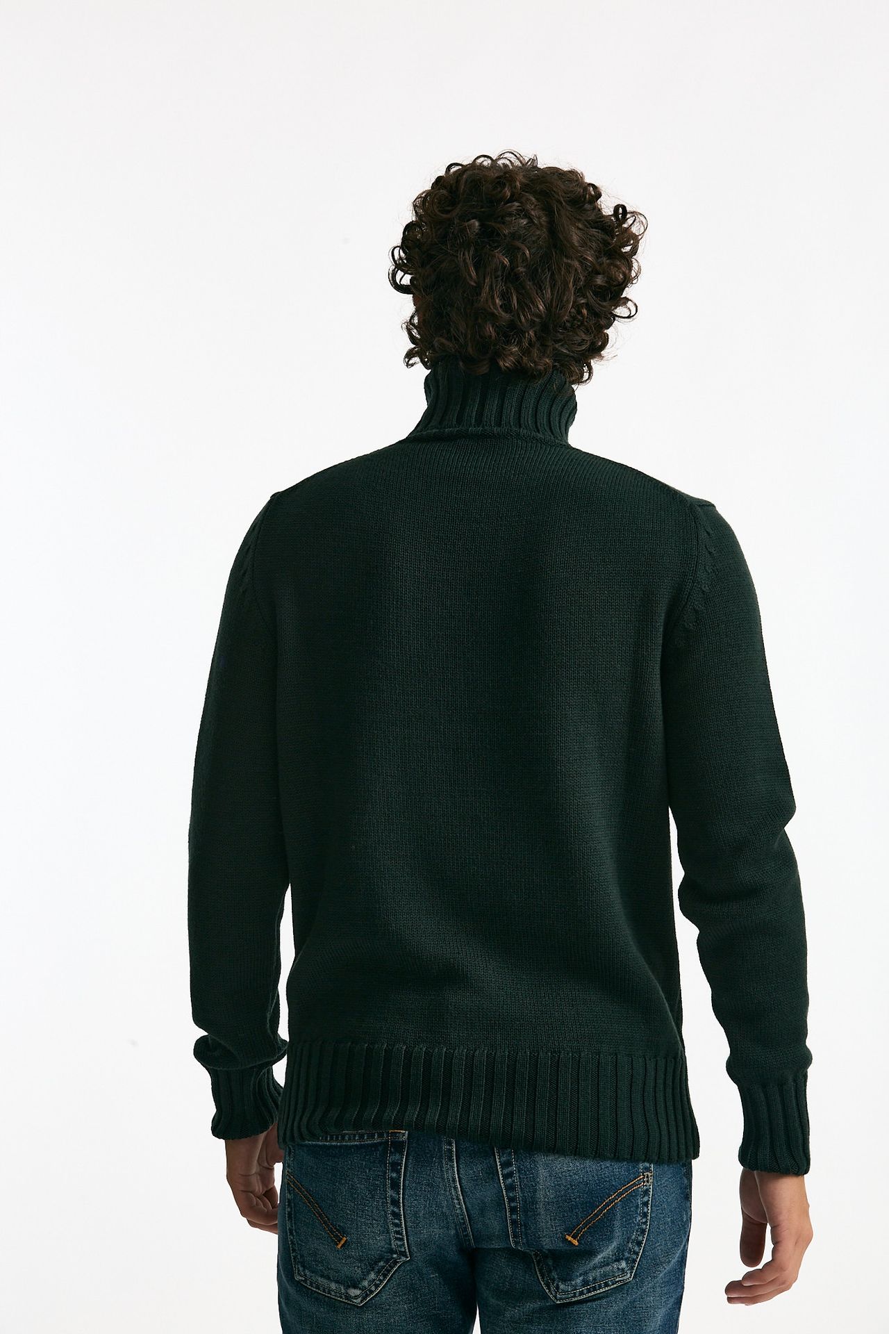 Dolcevita in lana verdone uomo ( p - s ) - 3