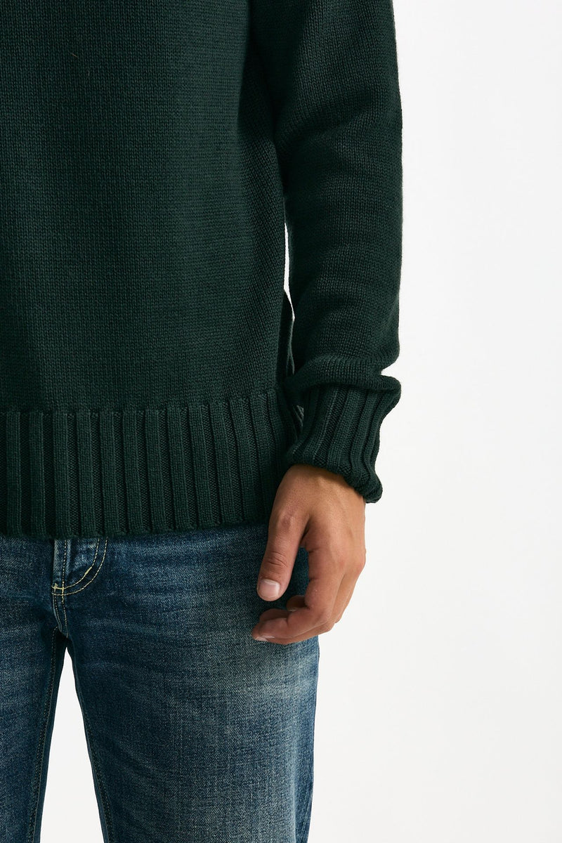 Dolcevita in lana verdone uomo ( p - s ) - 6