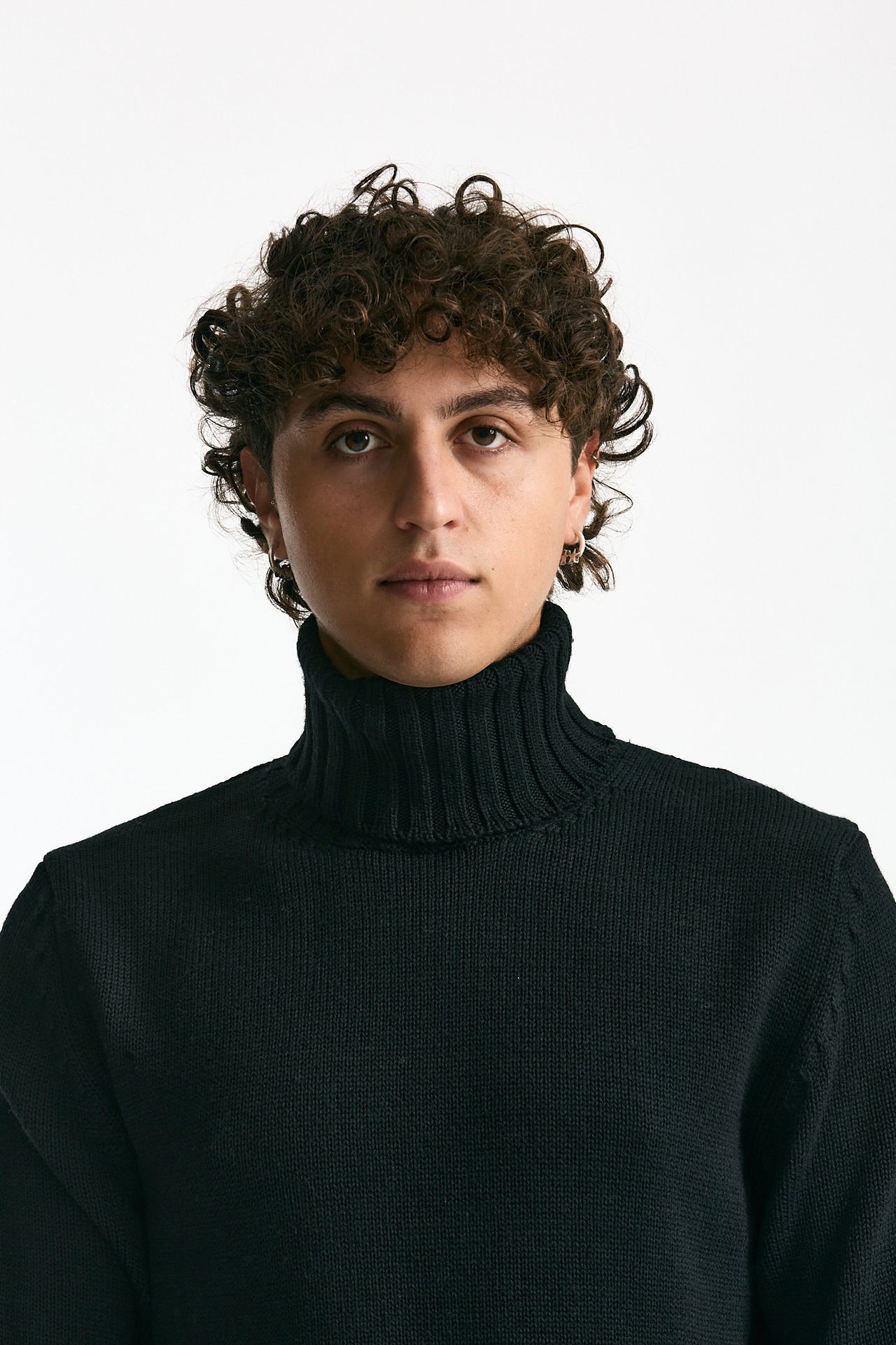 Dolcevita in lana nero uomo ( p - s ) - 5