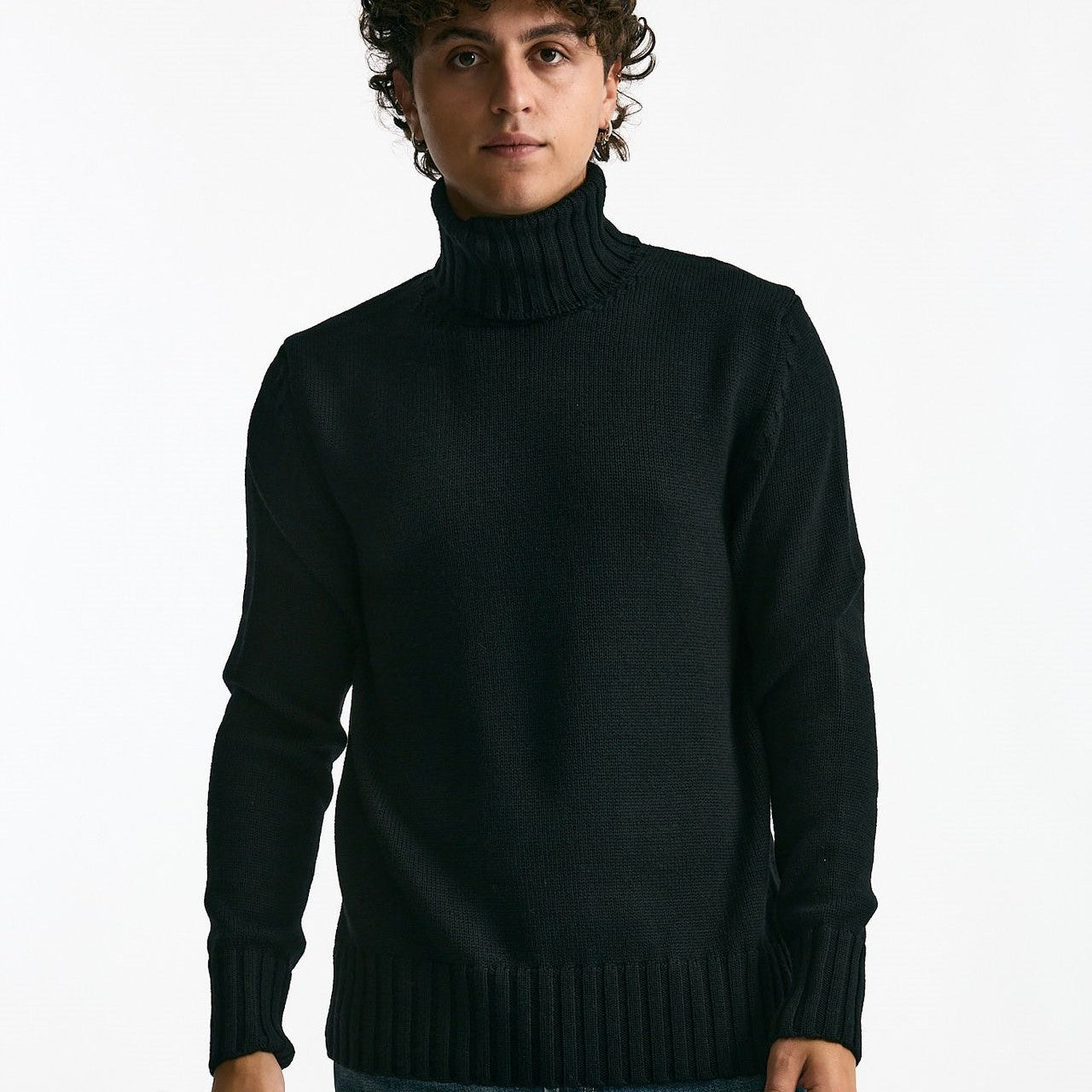 Dolcevita in lana nero uomo ( p - s ) - 7