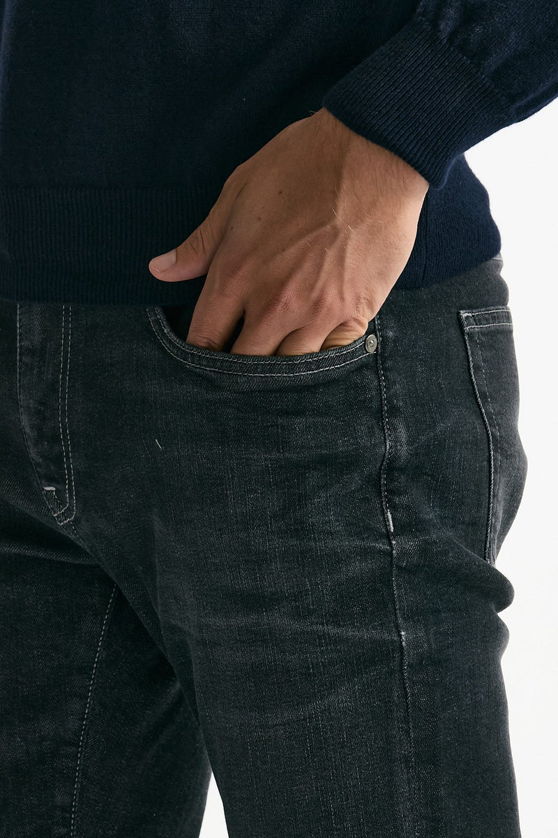 Jeans SWING grigio uomo Pt torino - 6