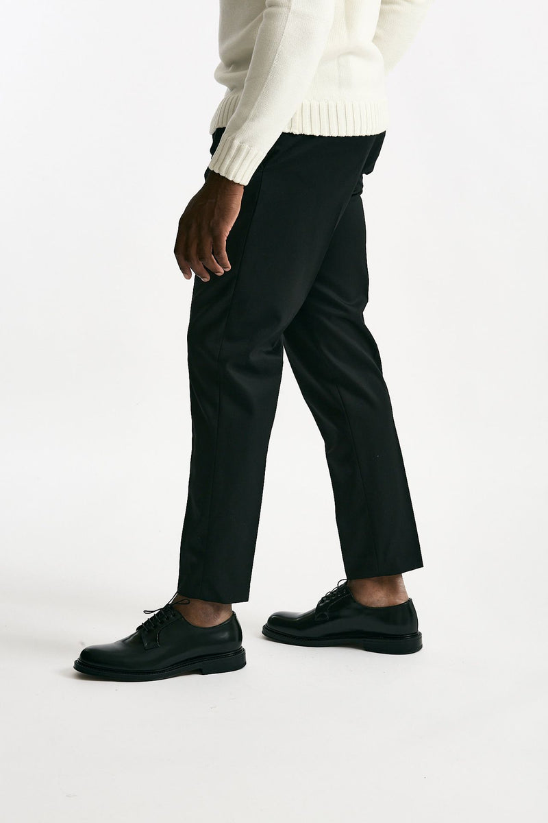 Pantalone EDGE-REBEL in lana ferma nero uomo Pt torino - 3