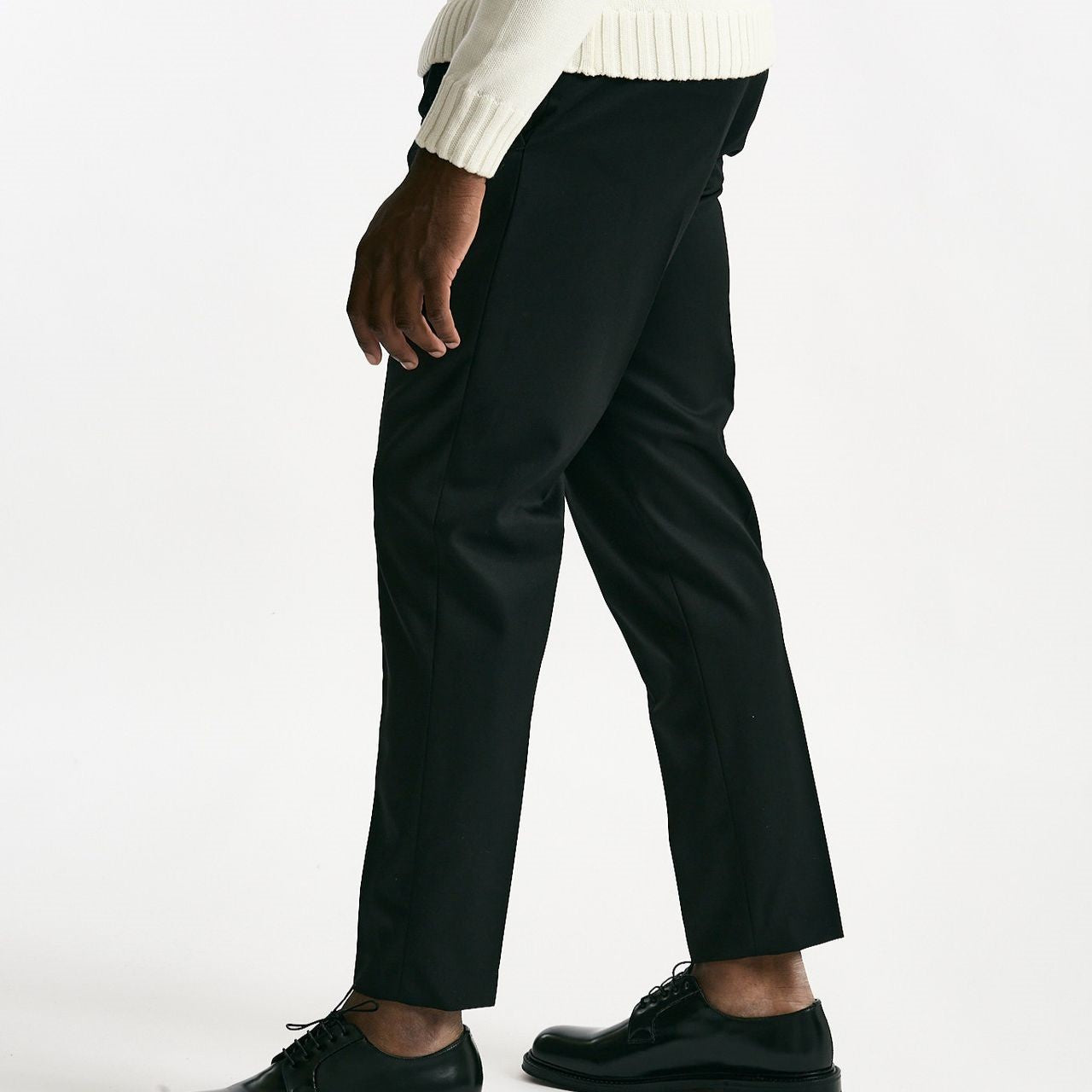 Pantalone EDGE-REBEL in lana ferma nero uomo Pt torino - 8