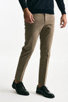 Pantalone EDGE-DIECI in cotone stretch beige uomo Pt torino - 4