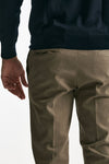 Pantalone EDGE-DIECI in cotone stretch beige uomo Pt torino - 7