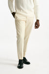 Pantalone EDGE-REBEL in lana ferma panna uomo Pt torino - 2
