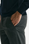 Pantalone EDGE- DIECI in lana stretch grigio uomo Pt torino - 6