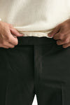Pantalone EDGE- DIECI in lana stretch marrone uomo Pt torino - 5