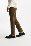 Pantalone EDGE- DIECI in lana stretch cammello uomo Pt torino - 2