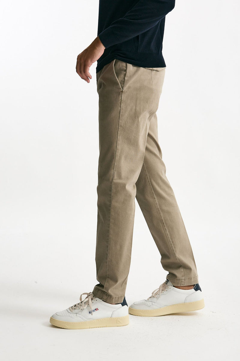 Pantalone MASTER FIT in cotone stretch  beige uomo Pt torino - 1