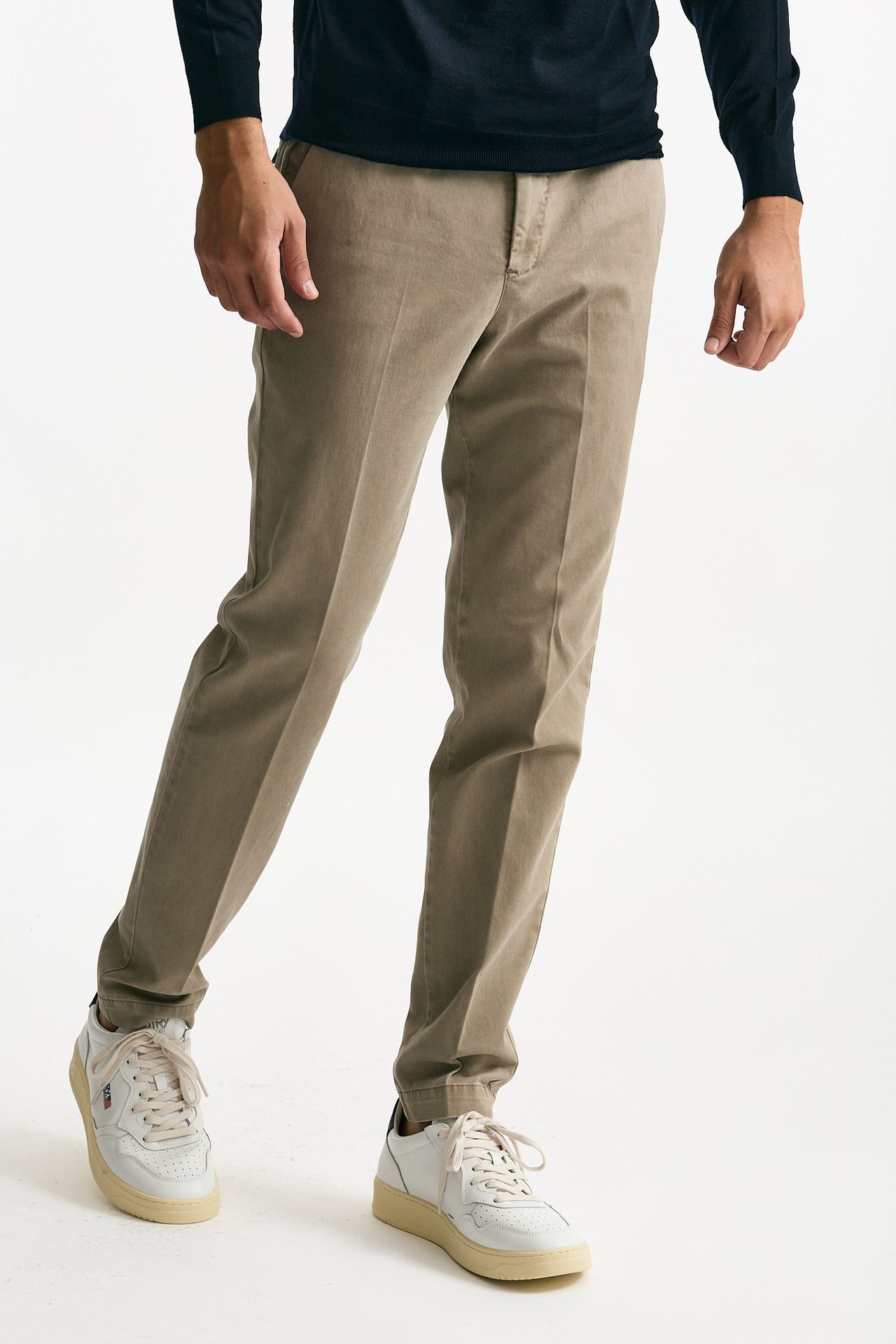 Pantalone MASTER FIT in cotone stretch  beige uomo Pt torino - 4
