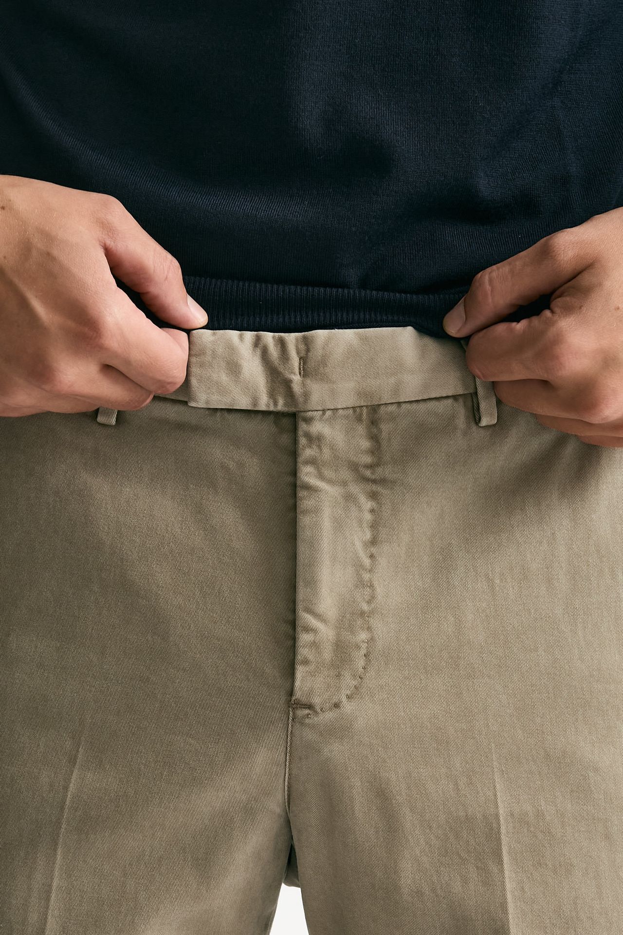 Pantalone MASTER FIT in cotone stretch  beige uomo Pt torino - 5