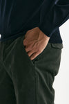 Pantalone MASTER FIT in cotone stretch verdone uomo Pt torino - 6