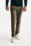 Pantalone MASTER FIT in cotone stretch  tortora uomo Pt torino - 2