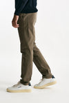 Pantalone MASTER FIT in cotone stretch  tortora uomo Pt torino - 1