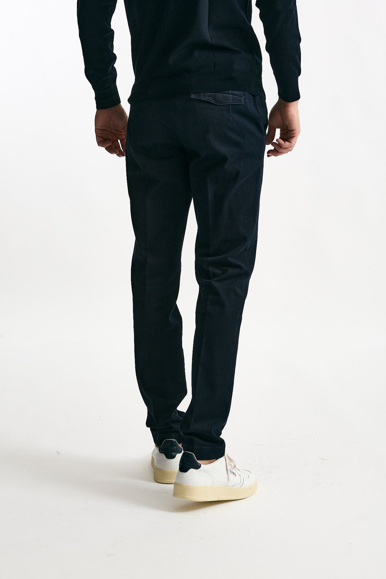 Pantalone MASTER FIT in cotone stretch blu uomo Pt torino - 3