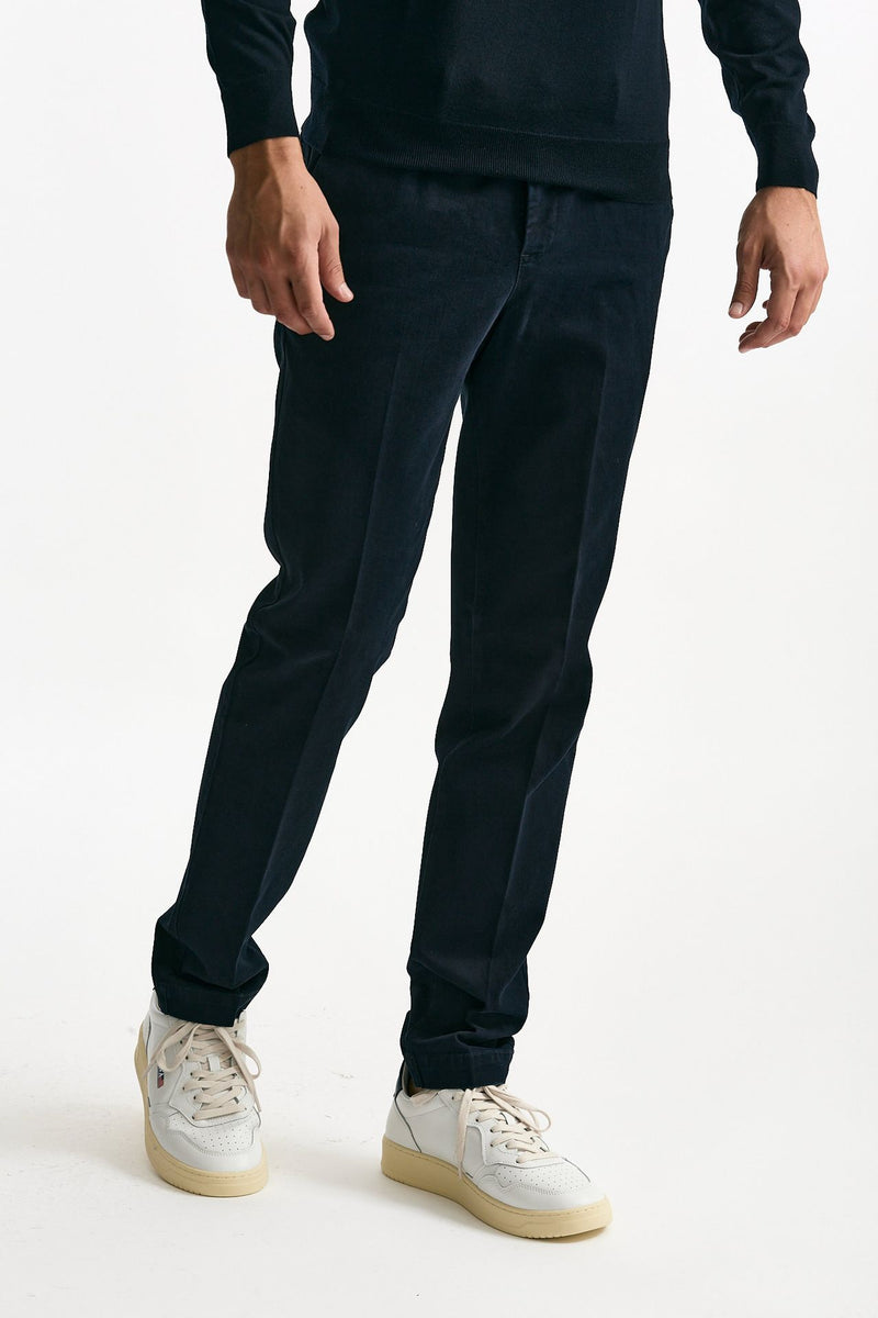 Pantalone MASTER FIT in cotone stretch blu uomo Pt torino - 4