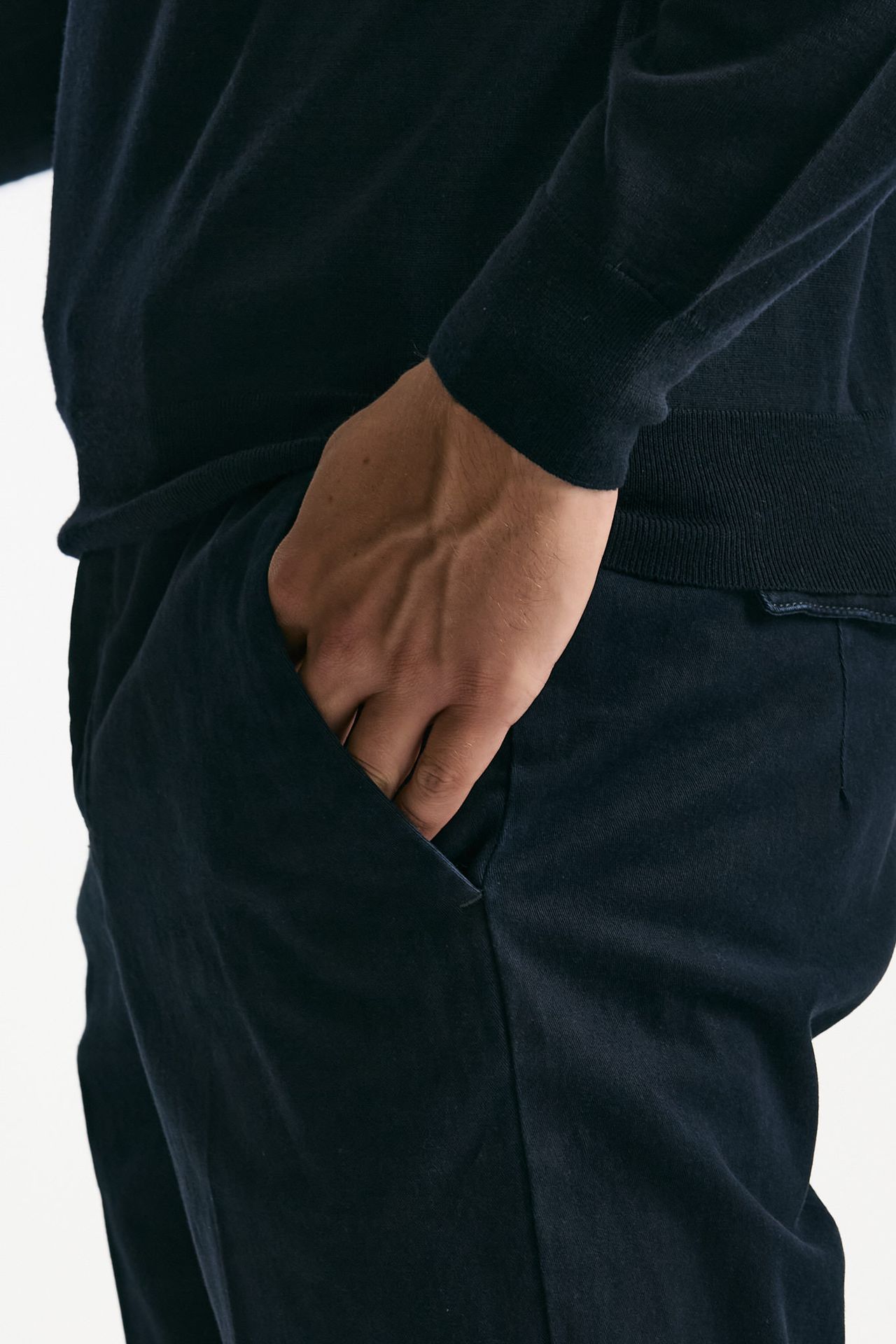 Pantalone MASTER FIT in cotone stretch blu uomo Pt torino - 6