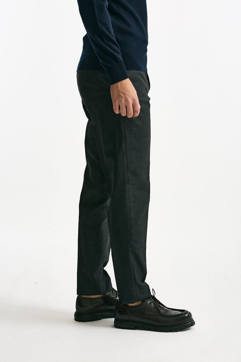 Pantalone EDGE-REBEL in lana grigio/nero uomo Pt torino - 2