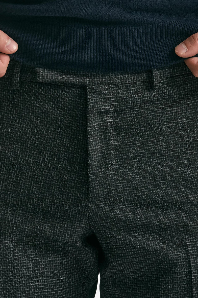 Pantalone EDGE-REBEL in lana grigio/nero uomo Pt torino - 6