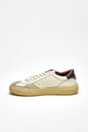 Sneaker in ecopelle 1.01 OSSO vintage bianco uomo Puraai - 4