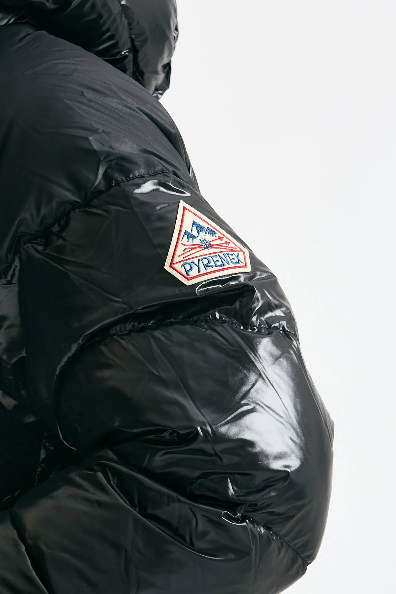 Piumino laccato nero uomo Pyrenex - 2