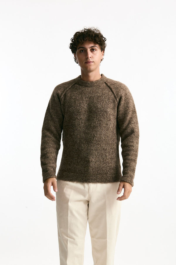 Maglia in misto lana moulinè uomo Rakki