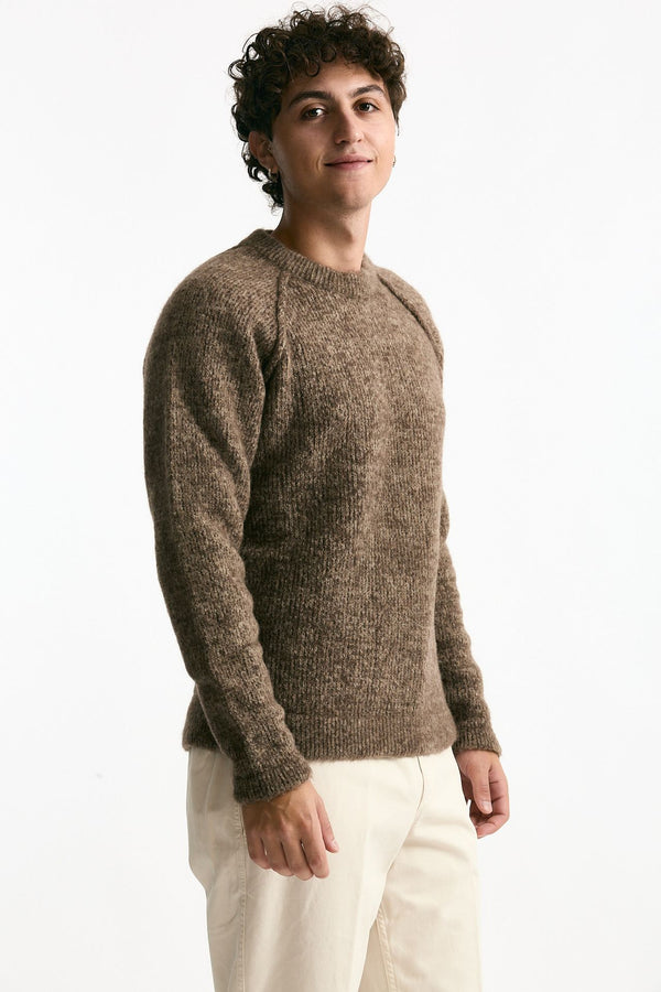 Maglia in misto lana moulinè uomo Rakki