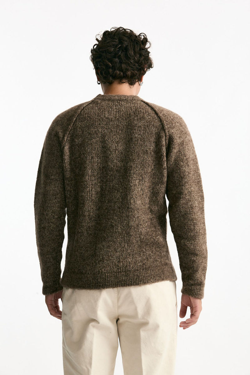 Maglia in misto lana moulinè uomo Rakki - 3