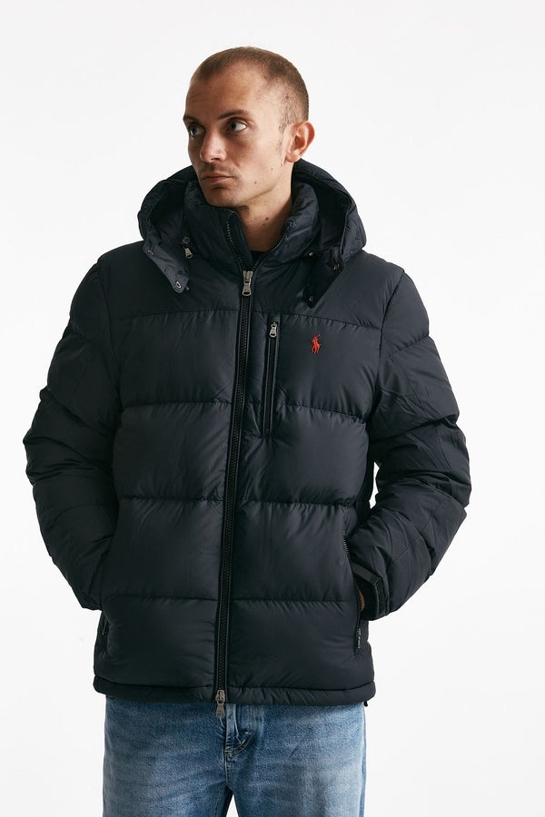 piumino in nylon nero uomo Polo ralph lauren