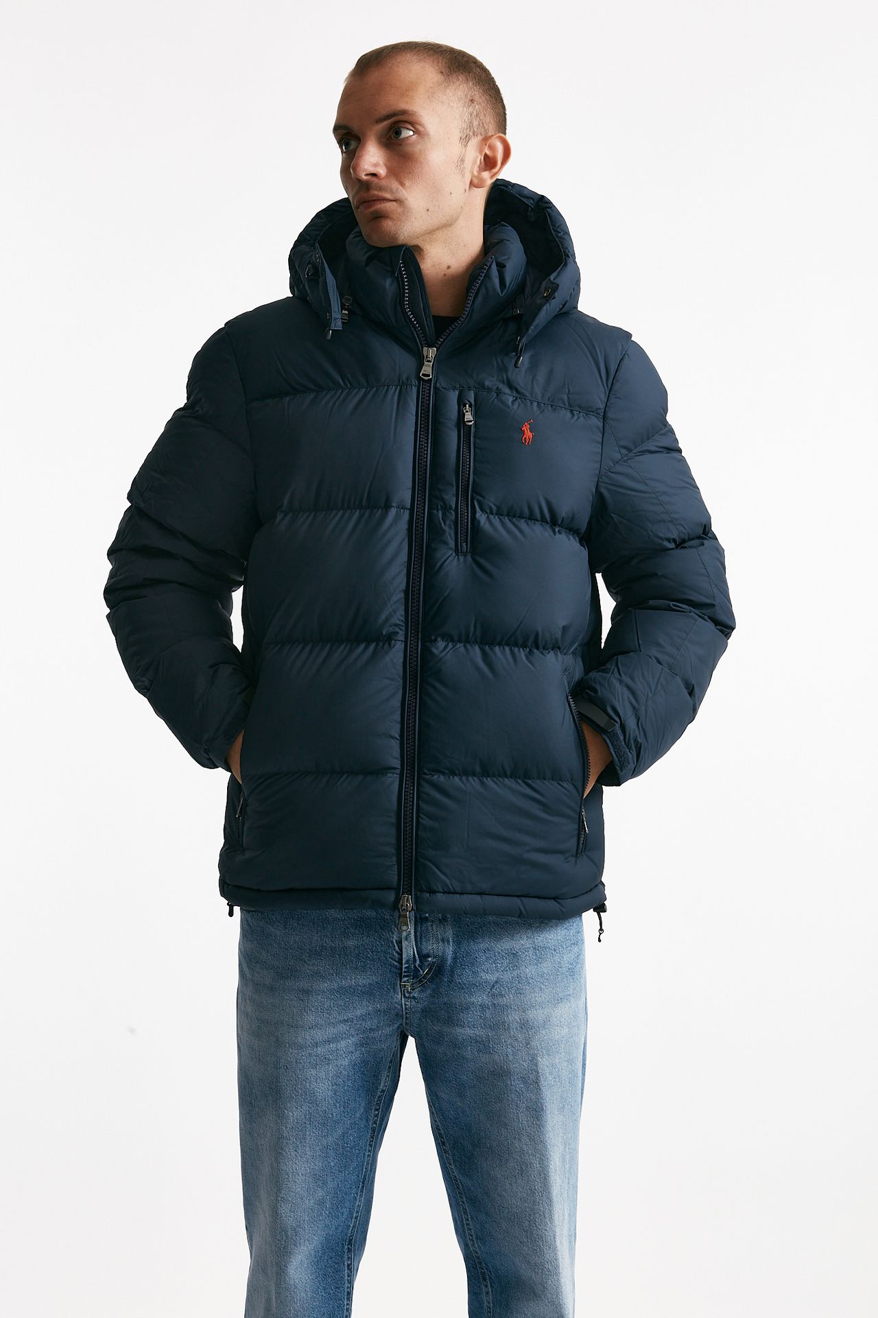 piumino in nylon blu uomo Polo ralph lauren - 5