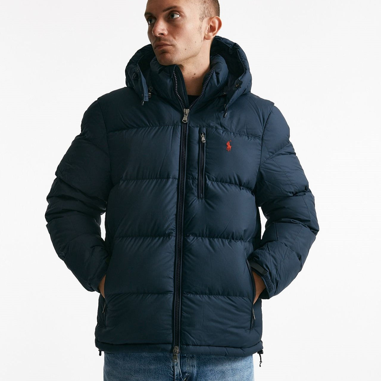 piumino in nylon blu uomo Polo ralph lauren - 9