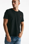 t-shirt custom slim-fit in cotone nero uomo Polo ralph lauren - 1