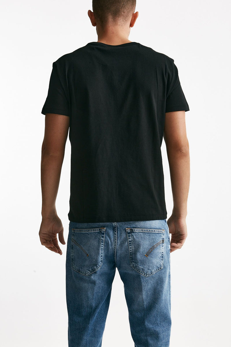 t-shirt custom slim-fit in cotone nero uomo Polo ralph lauren - 3