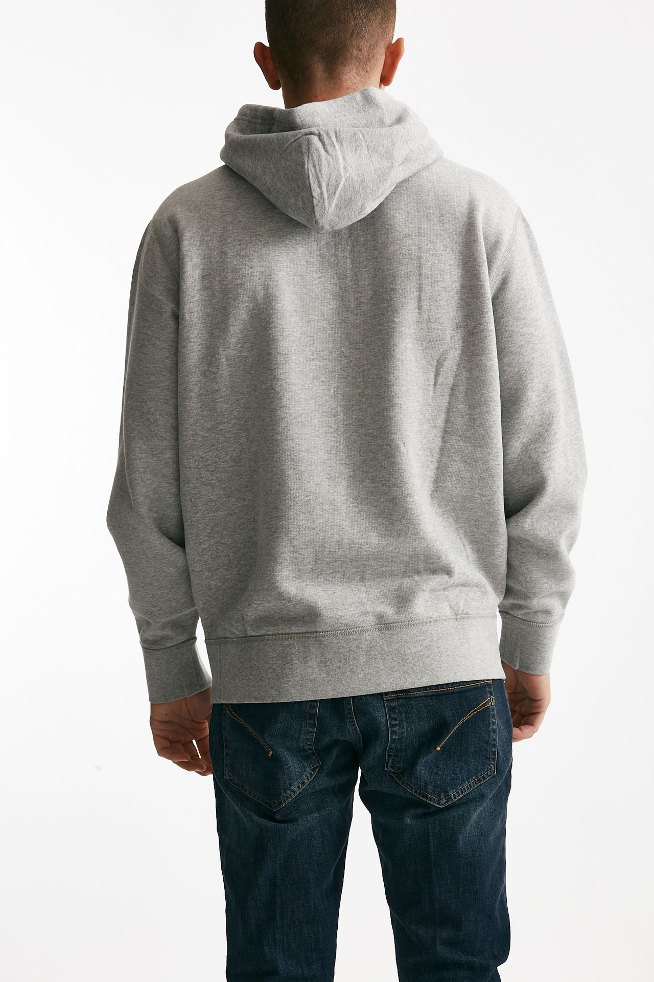 felpa con cappuccio in cotone grigio uomo Polo ralph lauren - 3