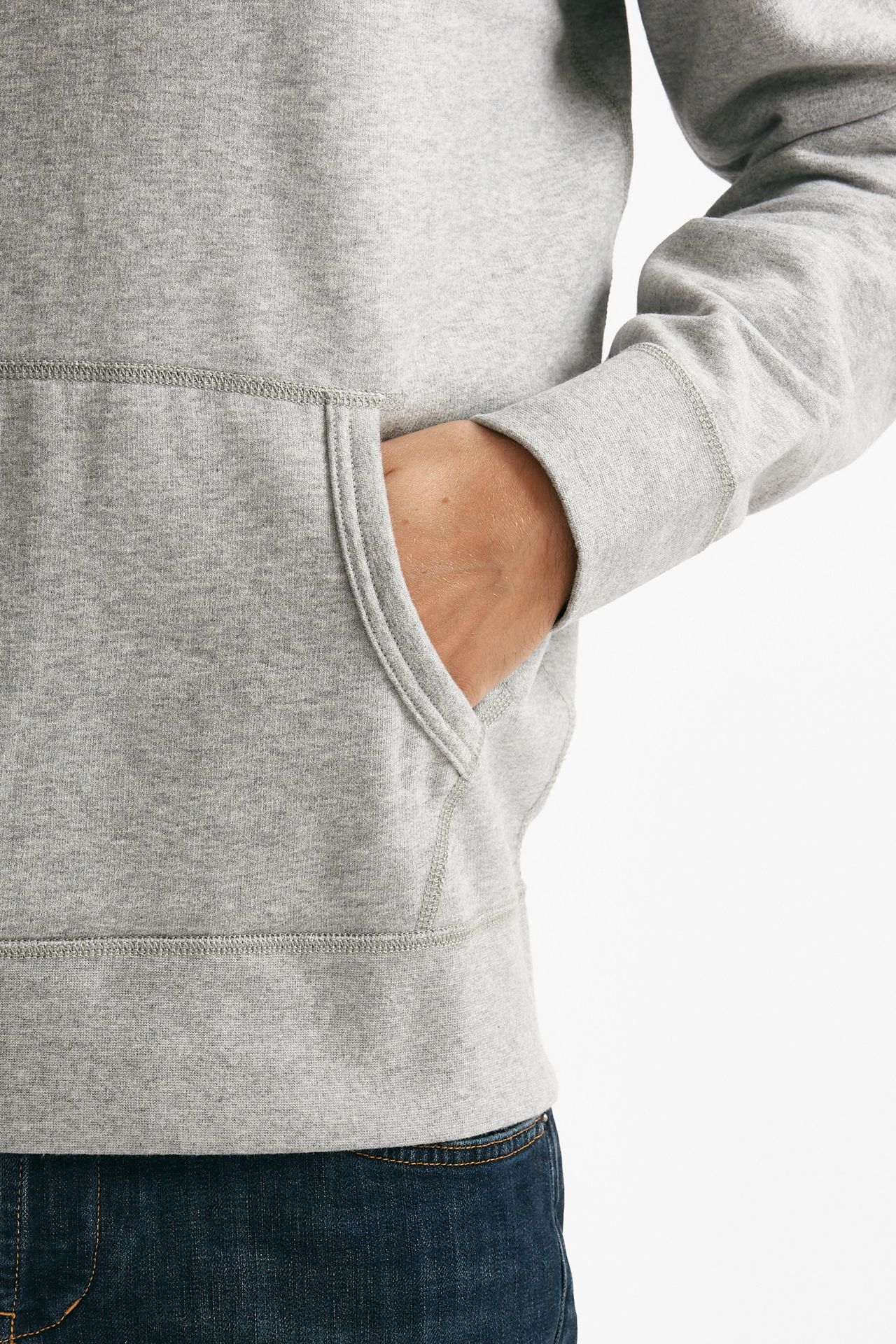 felpa con cappuccio in cotone grigio uomo Polo ralph lauren - 6