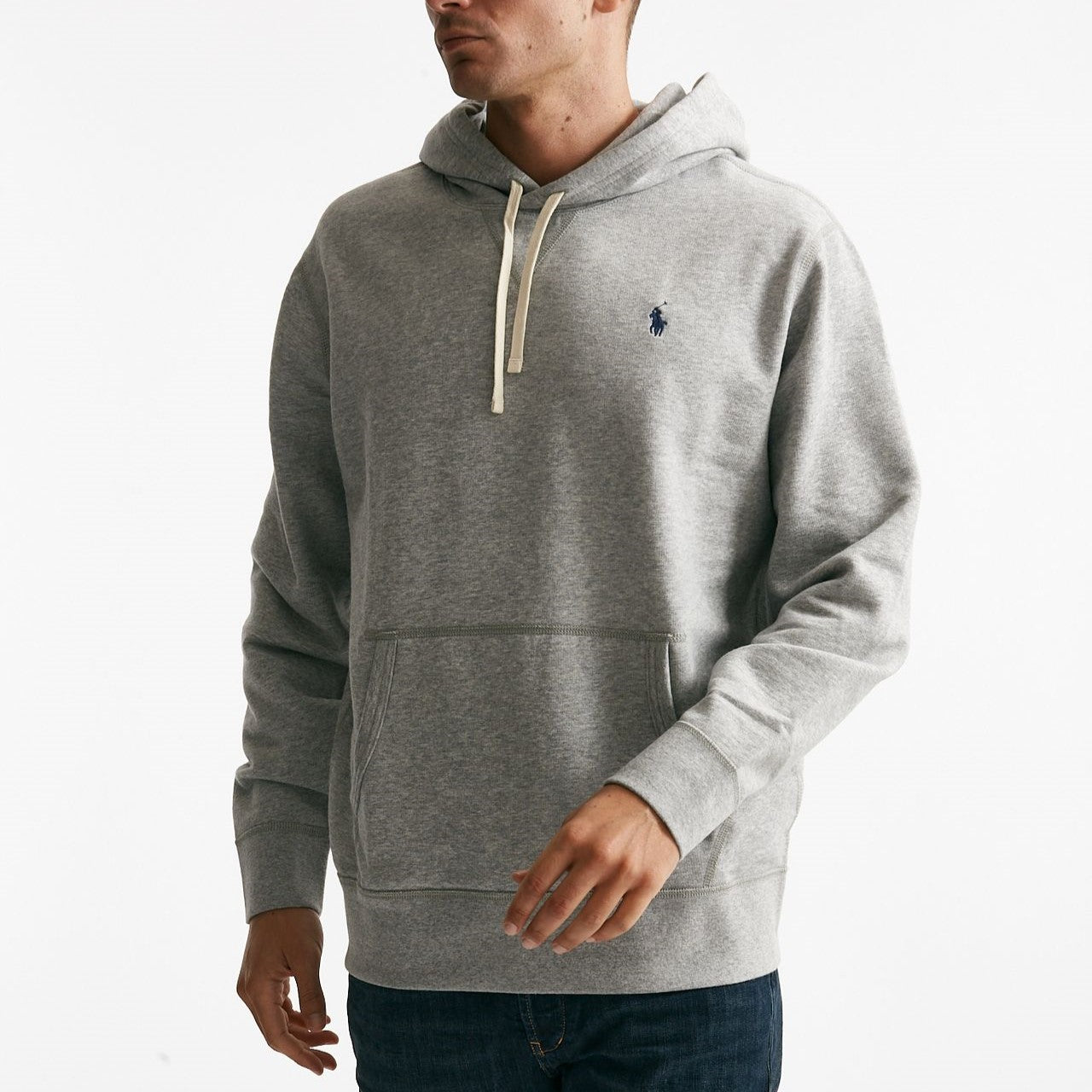 felpa con cappuccio in cotone grigio uomo Polo ralph lauren - 7